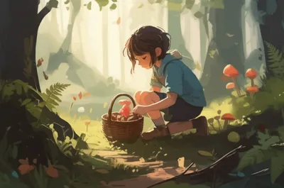 Illustration mushroom - Image 1