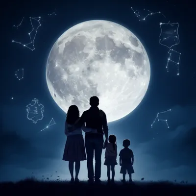 Illustration moon - Image 1