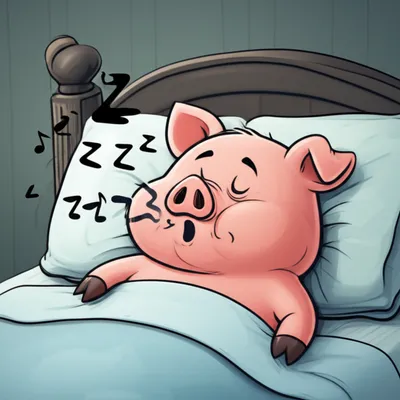 Illustration snorting - Image 1