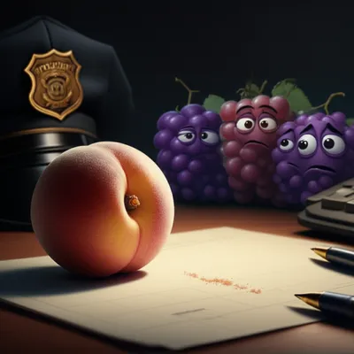 Illustration peaches - Image 1