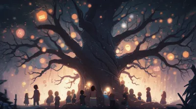 Illustration gives - Image 1