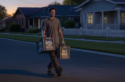 Illustration milkman