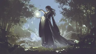 Illustration sorceress