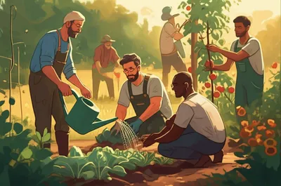 Illustration husbands - Image 1