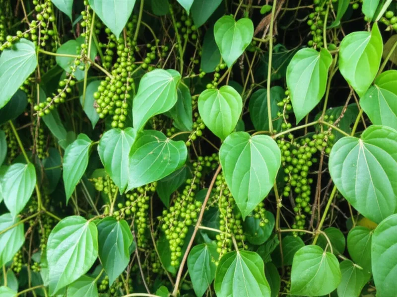 Ilustración visual de la palabra "peppers" - Planta de la familia Piperaceae