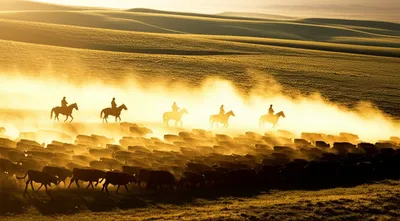 Illustration cowboys - Image 1