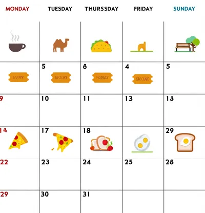 Illustration weekday - Image 1