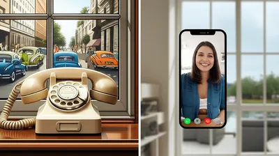 Illustration telephones