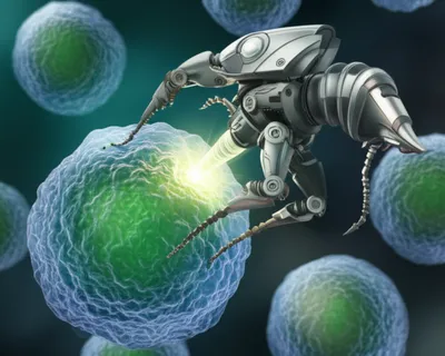 Illustration bacteriophage