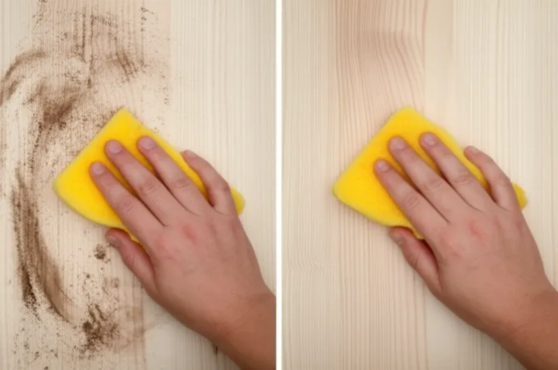 Illustration visuelle du mot « cleaned » - Nettoyer