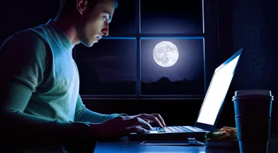 Illustration moonlighting