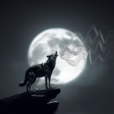 Illustration wolves - Image 1
