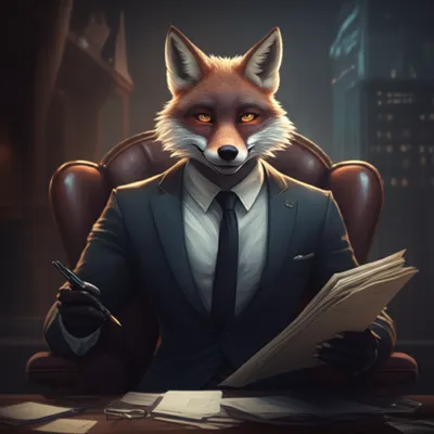 Illustration foxes - Image 1