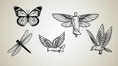 Illustration winged - Image 1