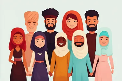 Illustration ethnicities - Image 1