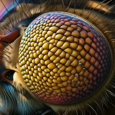 Illustration ommatidium