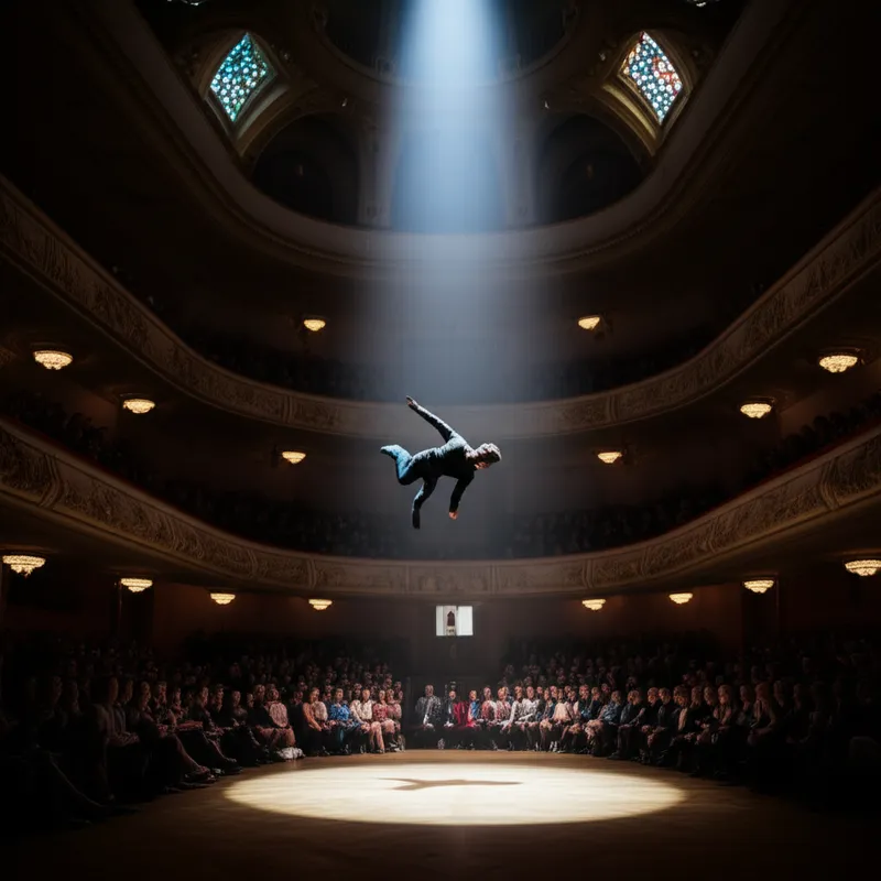 Illustration visuelle du mot « spectacle » - Spectacle, scène, représentation