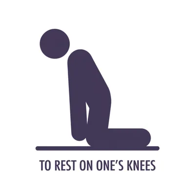 Illustration kneel - Image 1