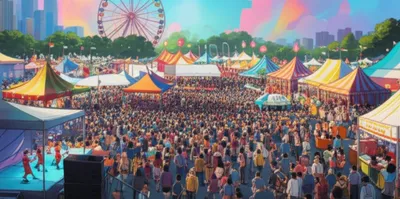 Illustration showground