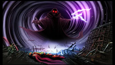 Illustration supervillain