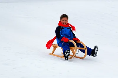 Illustration sledding - Image 1