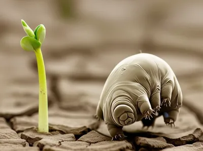 Illustration cryptobiosis