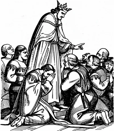 Illustration kneeing - Image 1