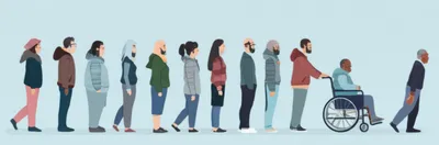 Illustration discriminated