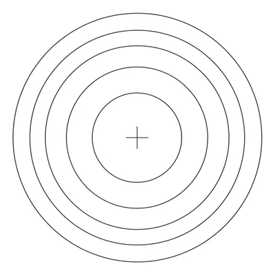 Illustration crosshairs