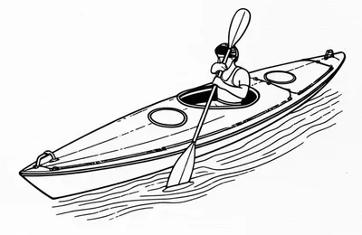 Illustration kayak