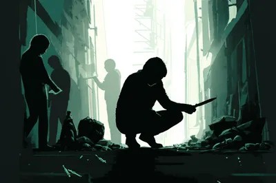 Illustration trapped - Image 1