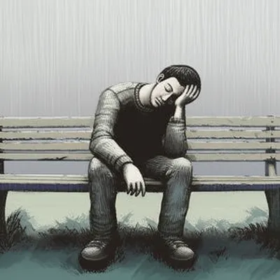 Illustration tiredness