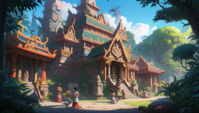 Illustration pagoda - Image 1