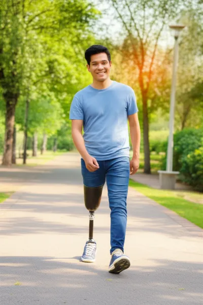 Illustration amputee