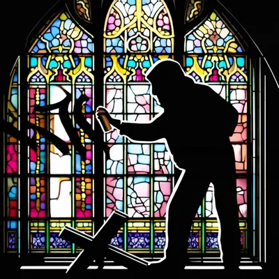 Illustration desecrate