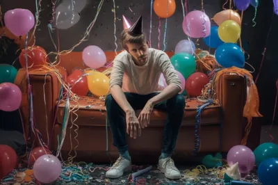 Illustration unenthusiastic