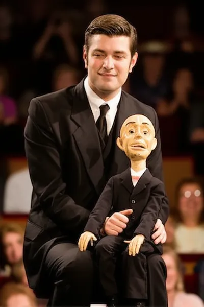 Illustration ventriloquist