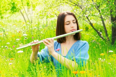 Illustration flutist - Image 1