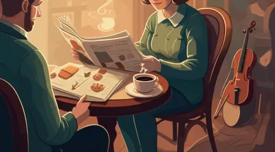 Illustration feuilletons