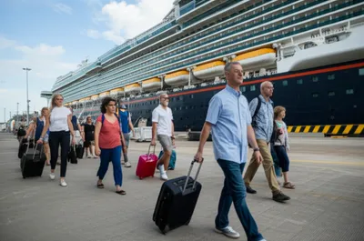 Illustration disembarking