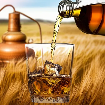 Illustration whiskeys