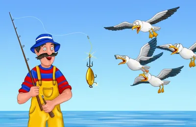 Illustration gulls - Image 1