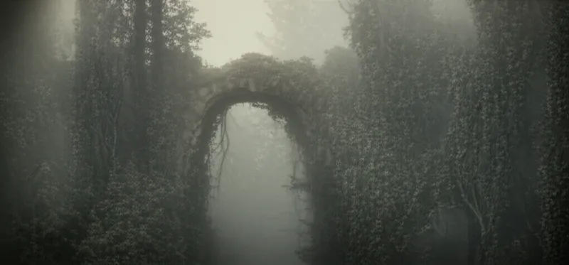 توضيح مرئي للكلمة "mysterious" - غامض، مجهول