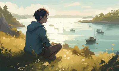 Illustration harbour - Image 1