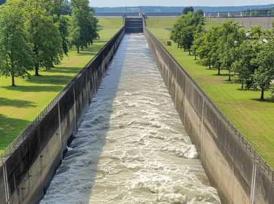 Illustration sluiceway - Image 1