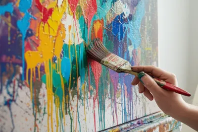 Illustration splattered - Image 1