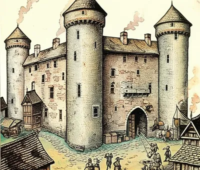 Illustration castles - Image 1