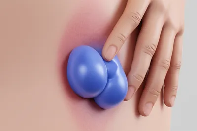 Illustration hemorrhoids