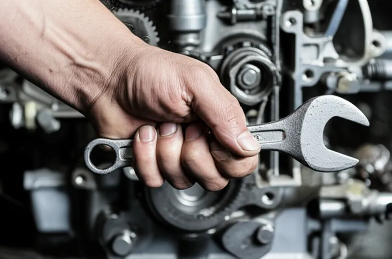 Visual illustration for the word "mechanic" - A manual worker; a labourer or artisan.