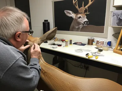 Illustration taxidermy